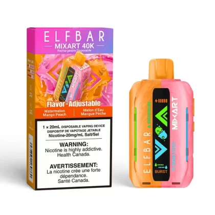 Elf Bar MixArt 40k Watermelon Mango Peach (Peach Mango + Watermelon) Disposable Vape