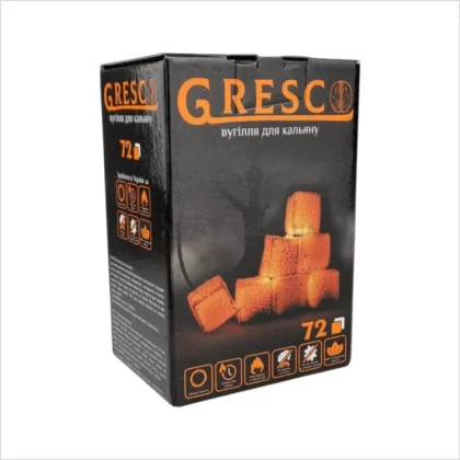 Węgiel Gresco 1 kg (25 mm) - Hookahteka