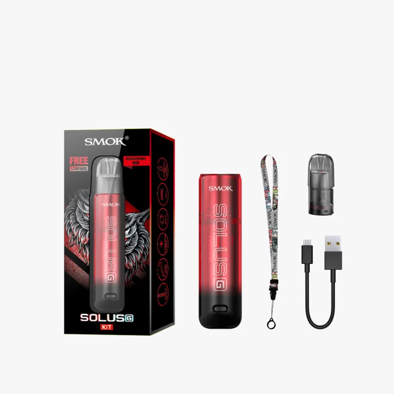 SMOK SOLUS G 18W Pod System - Transparent, Transparent Blue (2FC1B2) - Image 2
