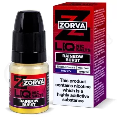 Rainbow Burst Nic Salt E-Liquid by Zorva Liq
