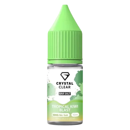 Crystal Clear Tropical Kiwi Blast Nic Salt Vape juice 10ml