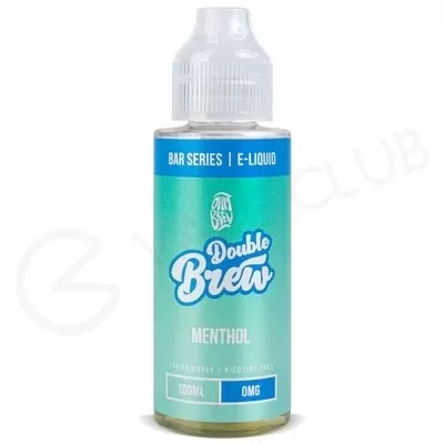 Menthol Shortfill E-Liquid by Double Brew Bar Series 100ml