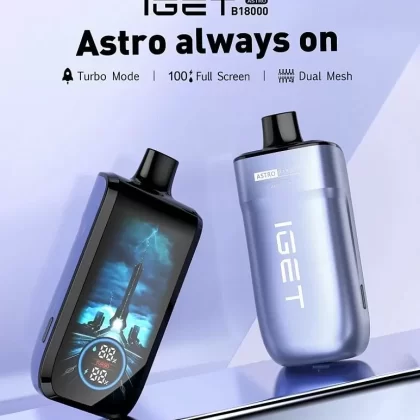 IGET ASTRO 18000 PUFFS - Watermelon Ice, Blue Blueberry Ice