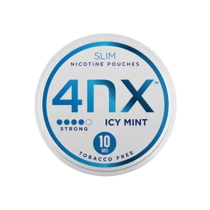 4NX 10 mg Icy Mint Slim Nikotinbeutel – 20er-Packung Erfrischende Kälte