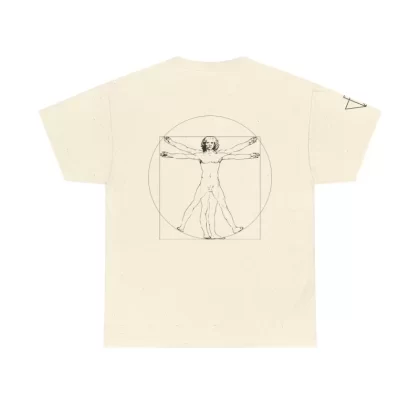 Natural Davinci Vitruvian Man T-Shirt