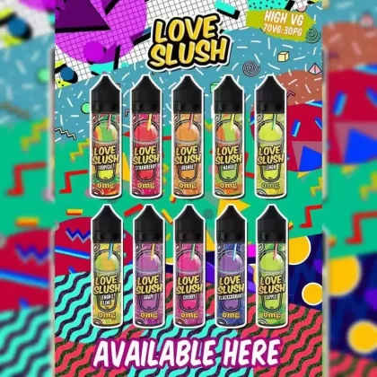 Love Slush E Liquid 0mg 50-70/30 VG/PG