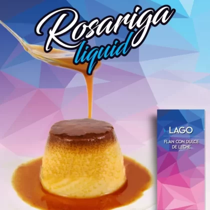 Lago (flan con dulce de leche) 60ML - Shakevaperosario