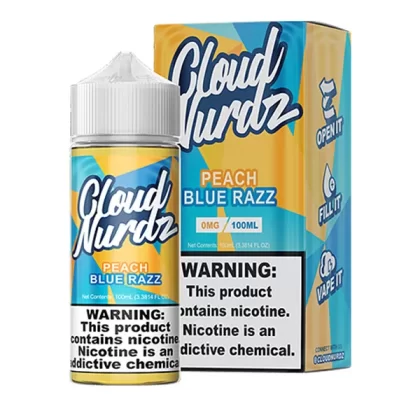 Cloud Nurdz Peach Blue Raspberry Ice 100ml
