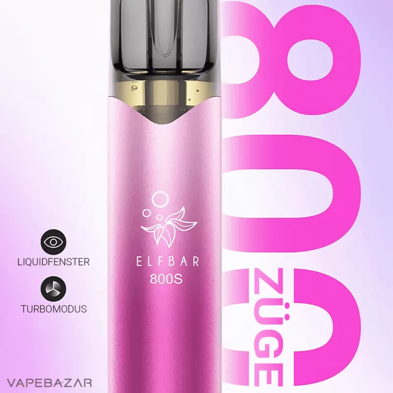 Elf Bar 800 – Pink Lemonade – NIKOTINFREI - Elf Bar / ca. 800 / 550 mAh / Nikotinfrei - Image 2