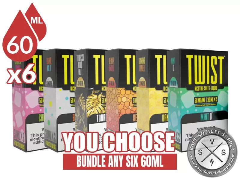 Twist Salt Bundle 6x60ml (360ml)