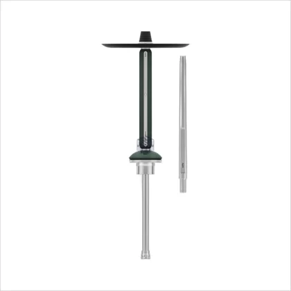 Shisha Alpha Hookah Echo Silver Emerald Green - Gwint+Uszczelka; Dyfuzor, Talerzyk (21D2AF)