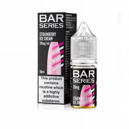 Bar Series Strawberry Ice Cream 10mg Salt Nicotine E-Liquid - Vape Product, Vape Product