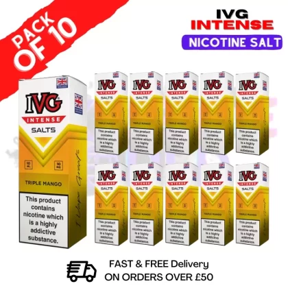 Triple Mango IVG Intense Nic Salt Box Of 10