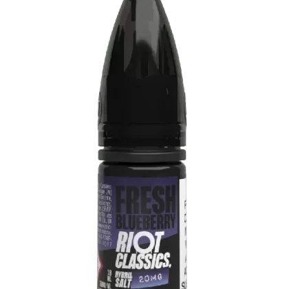 RIOT CLASSICS FRESH BLUEBERRY 10ML NIC SALT E-LIQUID