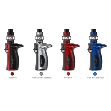 SMOK Mag Grip 100W TC Starter Kit with 5ML TFV8 Baby V2 Tank - Prism Chrome and Black