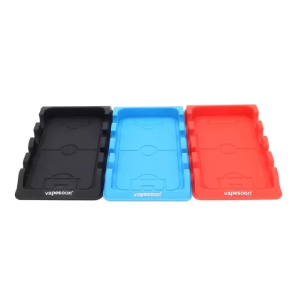 Vapesoon Car Center Console Silicone Mat for Ecig & Cell Phone Sub- Ohm Tank Atomizer - Blue