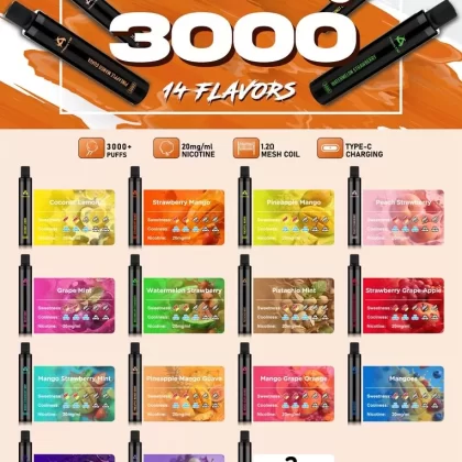 TAGSTIQ DISPOSABLE VAPE POD 3,000 PUFFS - Vapevandal