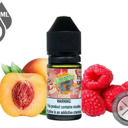 White Peach Raspberry NOMS X2 SALT 30ml