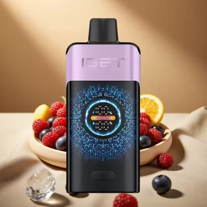IGET ONE 12000 Puffs Disposable Vape with Turbo Mode, 2700mAh Battery, and Dual Mesh Coil – Mixed Berries Ice