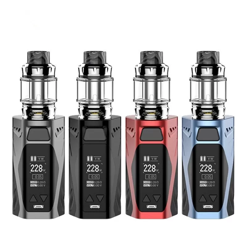 Rincoe Manto X Mesh 228W Starter Kit with Metis Mix 6mL Tank - Gray