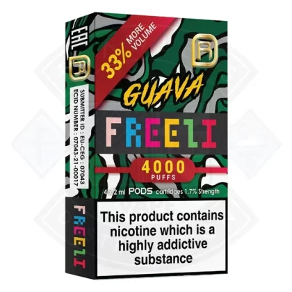 Freeze NanoStix Pods- Guava 4000puff 1.7%/ 4pack