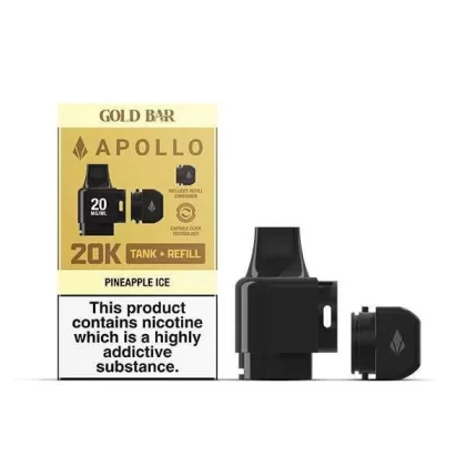 Gold Bar Apollo 20K Prefilled Tank & Refill Pod - Summer Berries