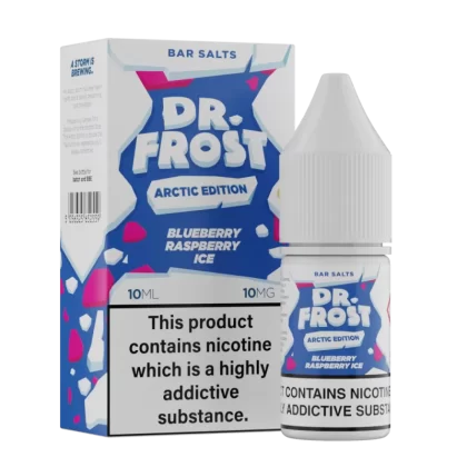 Dr Frost Arctic Edition Blueberry Raspberry Ice Nic Salt E-Liquid - 10 Pack - 20mg