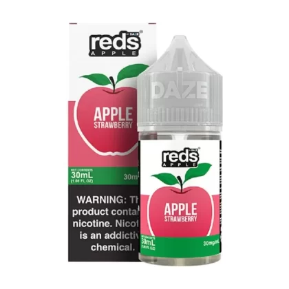 7 Daze Reds Salts Apple Strawberry Nic Salt Vape Juice 30ml - Vape Product