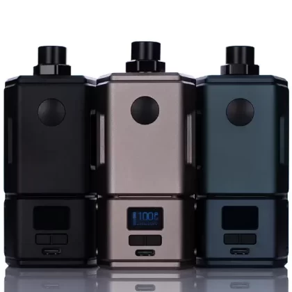 Dovpo x Across Ethos Dual 18650 100W Boro Box Mod Kit (DISCONTINUED) - Desert Yellow