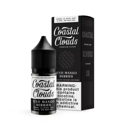 Coastal Clouds Salt Nic Premium E-Liquid 30ml - Citrus Peach / 50mg