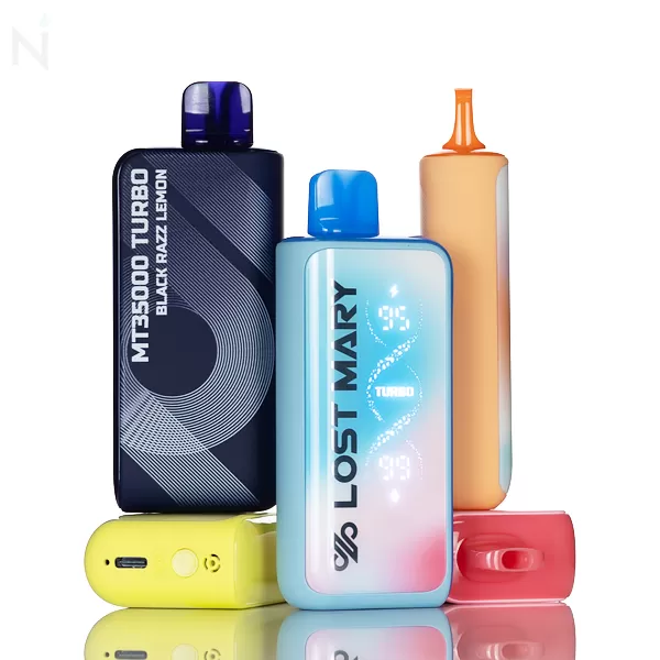Lost Mary MT35K Turbo 2% Nicotine Disposable Vape - 18mL - Strawberry+