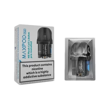 FREEMAX MAXPOD PODS, MAX POD Replacement Vape PODS, 1.0Ω 1.5Ω Mesh - Choose#1.0Ω MaxPod Pod (1pk)>1.5Ω MaxPod Pod (1pk)