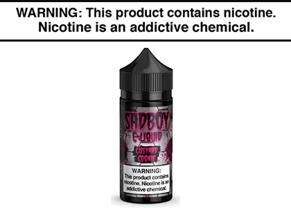 CUSTARD COOKIE BY SADBOY E LIQUID 100ML - Vapejuice