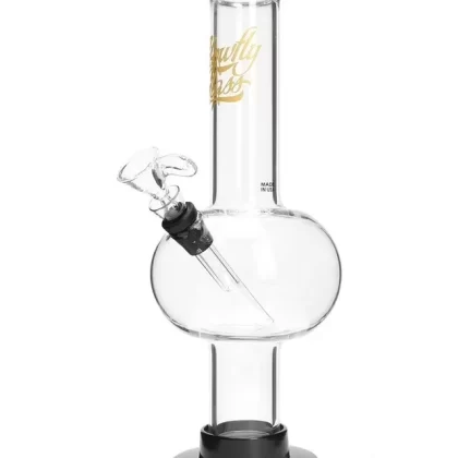 Glowfly Glass 12″ Bubble Bong w/ Removable Base - Vape Store