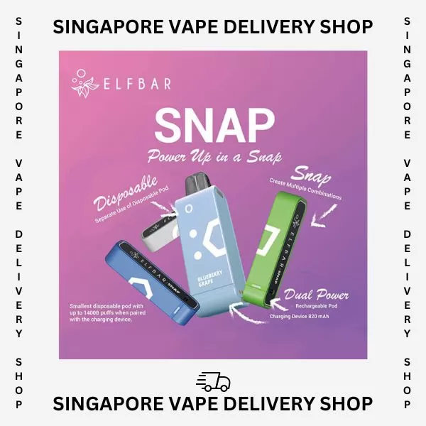 Elf Bar Snap 14000 Puffs - Starter Kit (Device + Cartridge) / Tie Guan Yin - Image 3