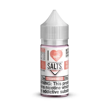 Strawberry Ice NicSalt Nicotine Salt By Mad Hatter 30ml (25mg, 50mg) E Juice - 25mg / 50mg