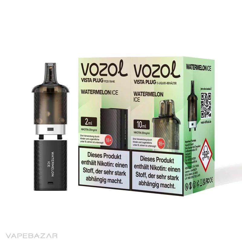 Vozol Vista Plug – Watermelon Ice Prefilled Pod - Pod Kit; La Fume; 850 mAh - Image 3