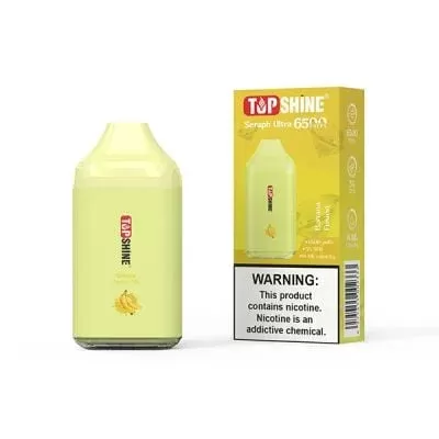 Top Shine Banana Fusion Seraph Ultra TFN 6500 Disposable Vape
