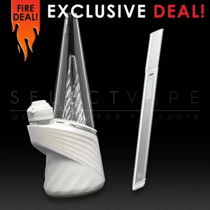Puffco New Peak Pro Vaporizer + Puffco Hot Knife Combo – Pearl