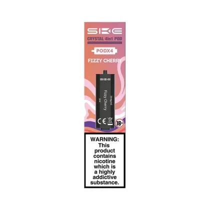 SKE Crystal 4in1 Fizzy Cherry Pods (4 Pack) - Nicotine Strength#20mg (7B4836)
