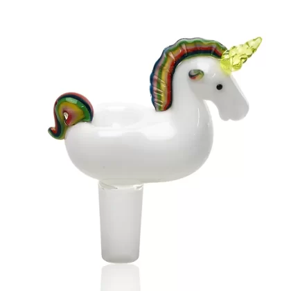 Empire Glassworks Glowing Unicorn Bowl – 14mm Male