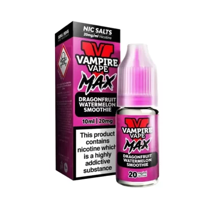 Dragonfruit Watermelon Smoothie Nic Salt E-Liquid by Vampire Vape Max - 20 mg - High Strength