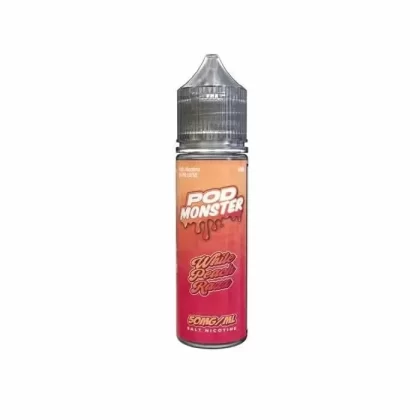 Pod Monster Salt White Peach Razz 60ml - Nicotine Level#20 mg>50 mg