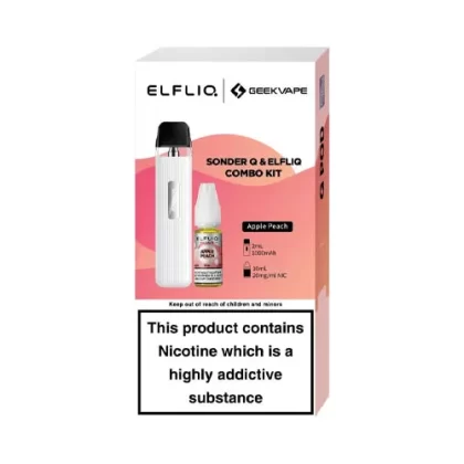 Geekvape Sonder Q Pod Kit/ELFLIQ Bundle - White - Cola