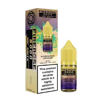 Blackcurrant Lemonade Firerose Nic Salt E-Liquid by Elux