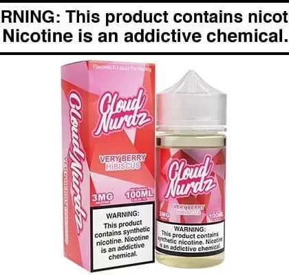 VERY BERRY HIBISCUS BY CLOUD NURDZ TFN 100ML - Vapejuice