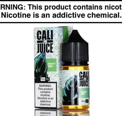 Mighty Mint by Cali Juice Salt Nic 30ML - Vape Product, Vape Product