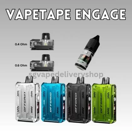 Vapetape Engage - E-liquid Only / Apple Grape (Freebase)