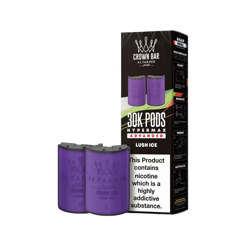 Al Fakher Hypermax 30K Prefilled Pods - Blue Razz Blast - Image 2