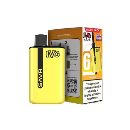IVG SAVR Mango Vape Kit - Strength#20mg (4D43A9)